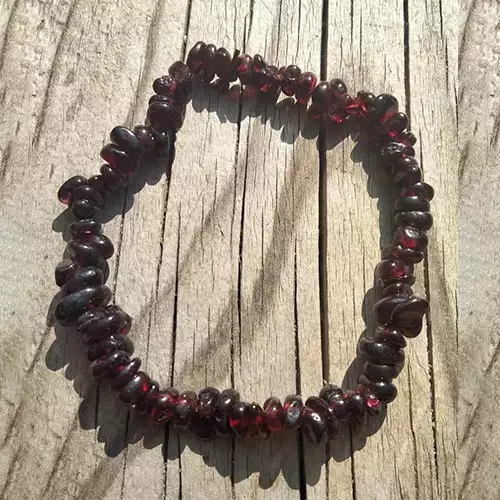 Bracelet Baroque Grenat Rouge Almandin